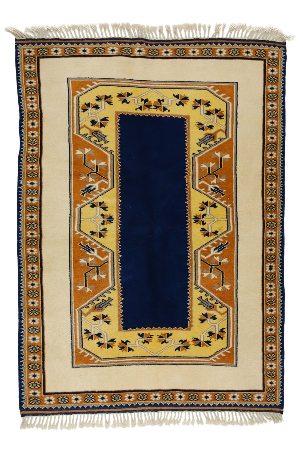 Vintage El Dokuma Antika Halı / Akdamar 147 x 205 cm