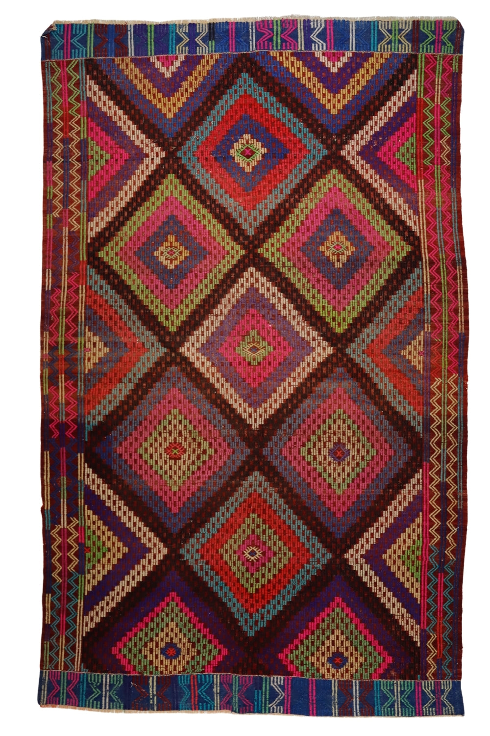 Yün El Dokuma Antika Kilim / Tokar 197 x 325 cm