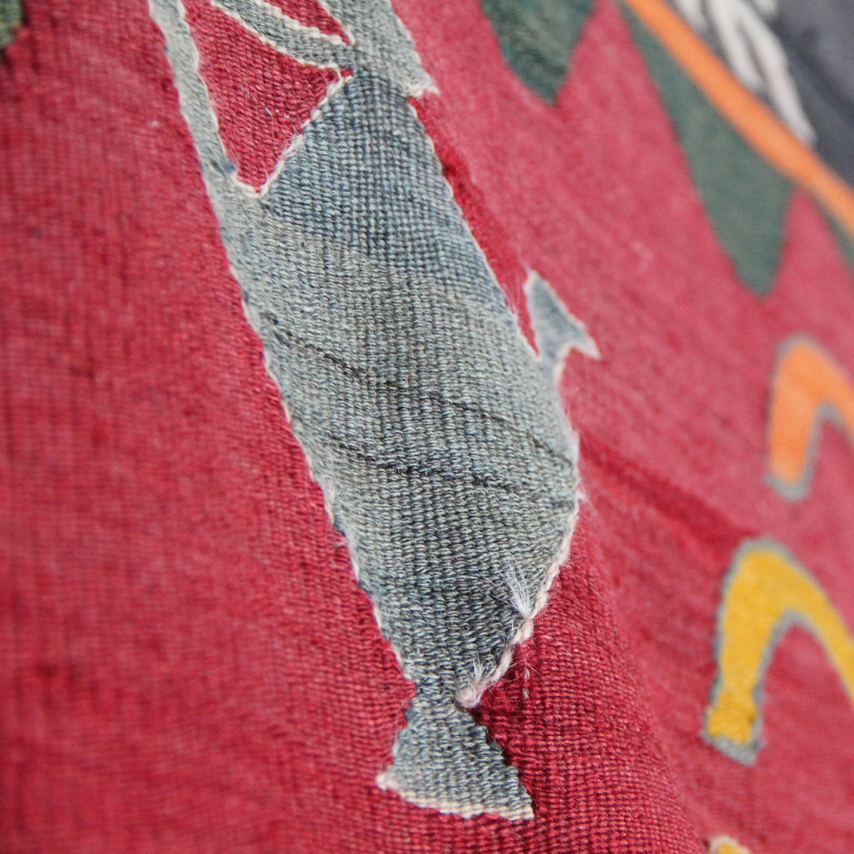Curated Vintage Red Kilim - 6x9 ft | Handmade Anatolian Rug for Rustic Area
