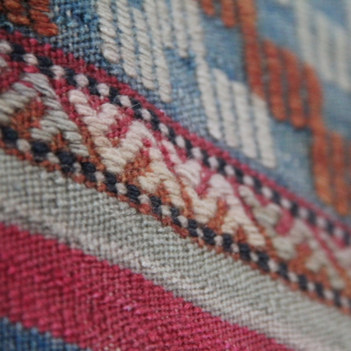 Handmade Turkish Tribal Kilim - 6x10 ft | Vintage Wool Rustic Rug for Bedroom