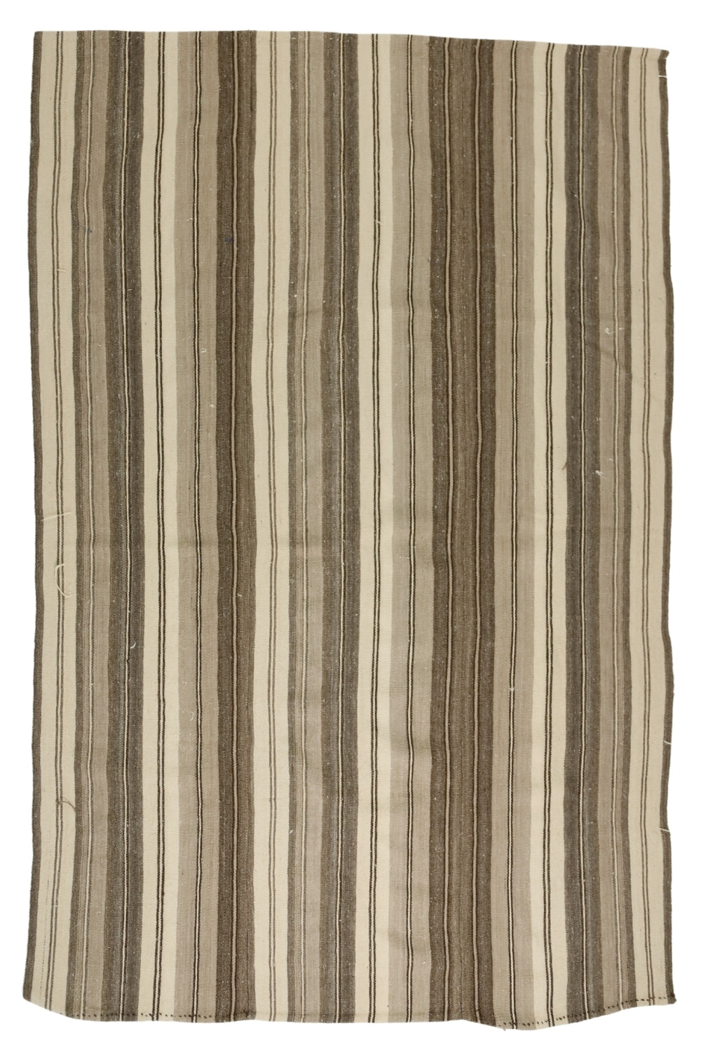 Yün El Dokuma Çizgili Antika Kilim / Aktepe 162 x 246 cm