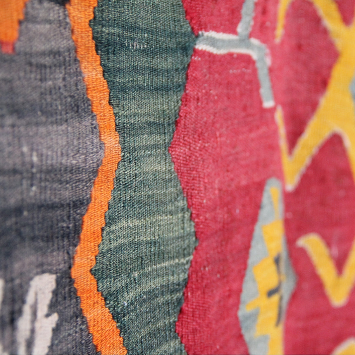 Curated Vintage Red Kilim - 6x9 ft | Handmade Anatolian Rug for Rustic Area