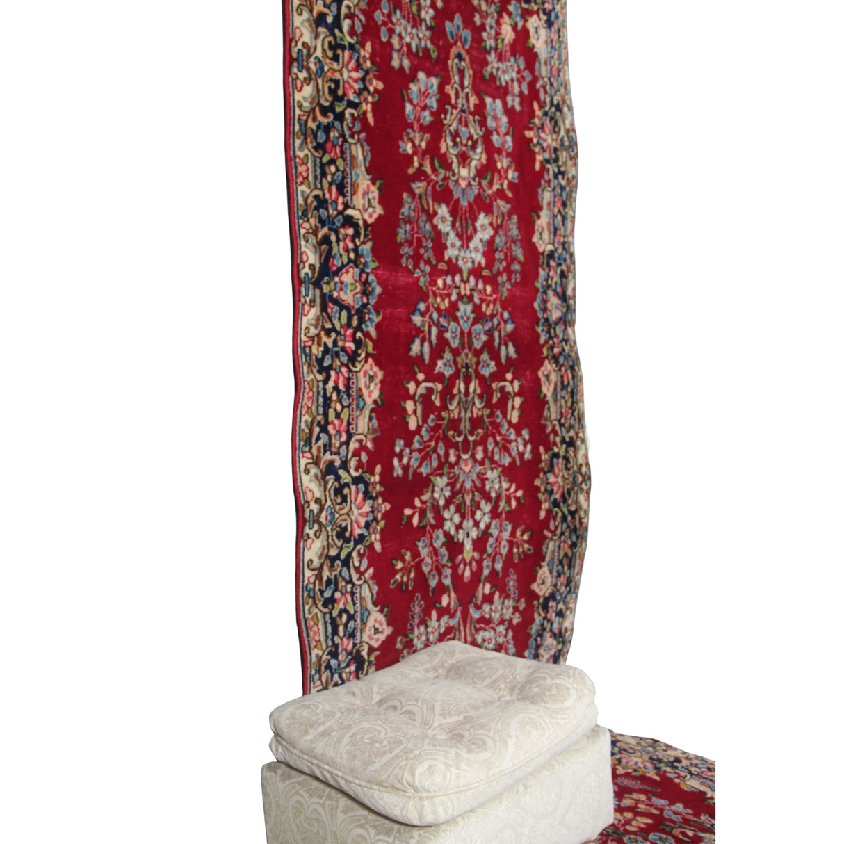 Curated Vintage Red Runner - 3x16 ft | Handmade Turkish Rustic Carpet for Hallway