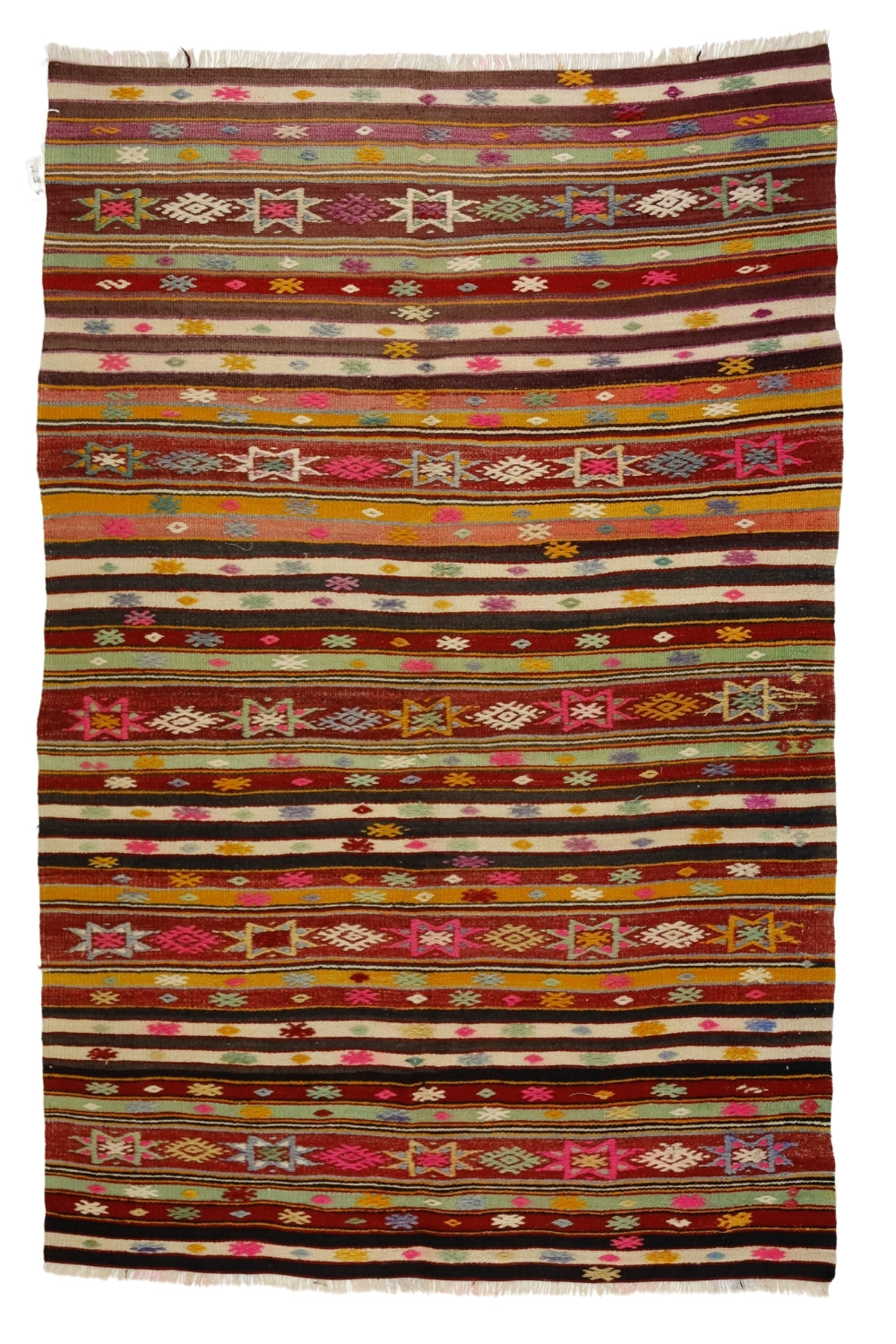 Vintage El Dokuma Antika Kilim / Konuklu 150 x 232 cm