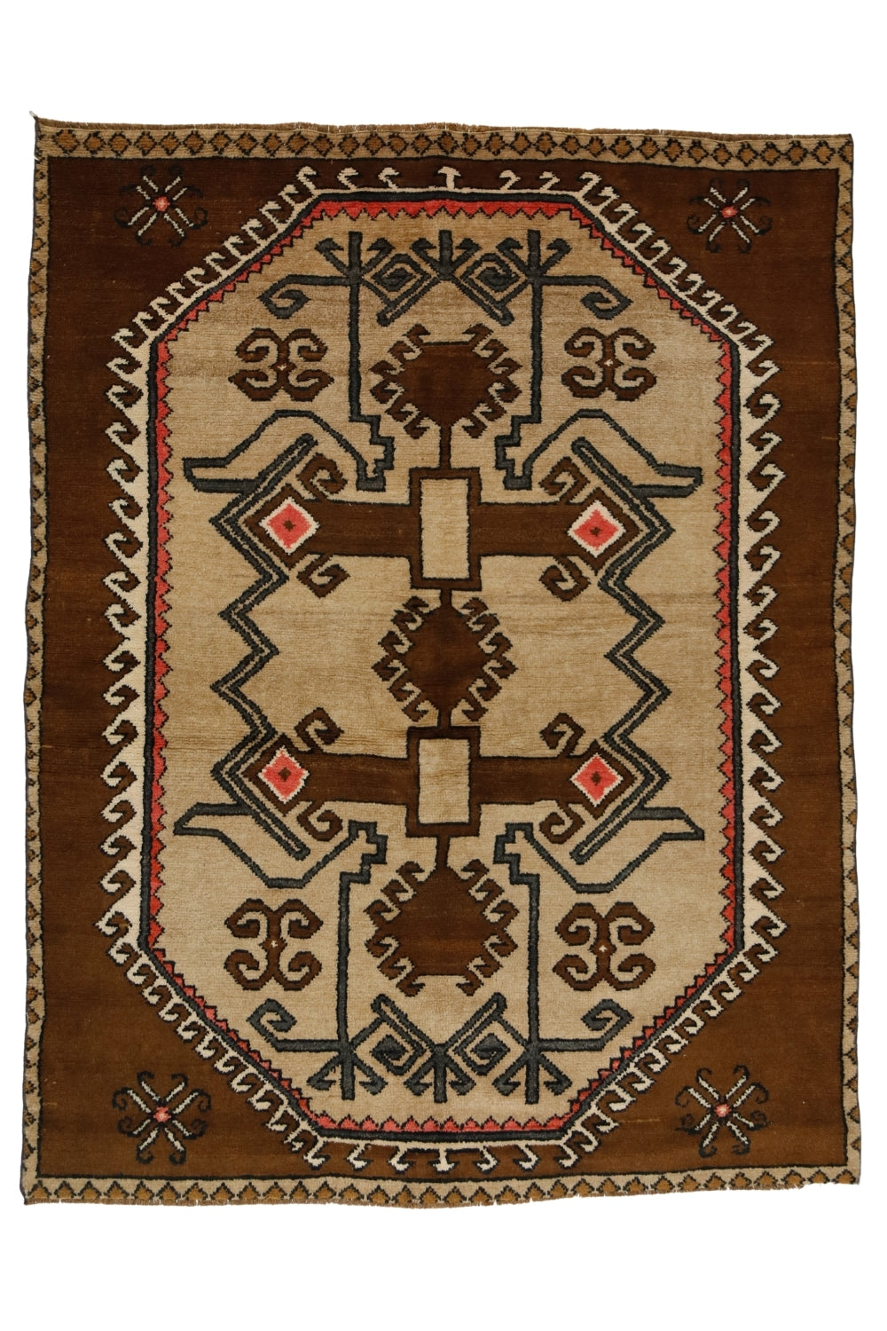 Yün El Dokuma Rustik Halı / Civan 142 x 186 cm