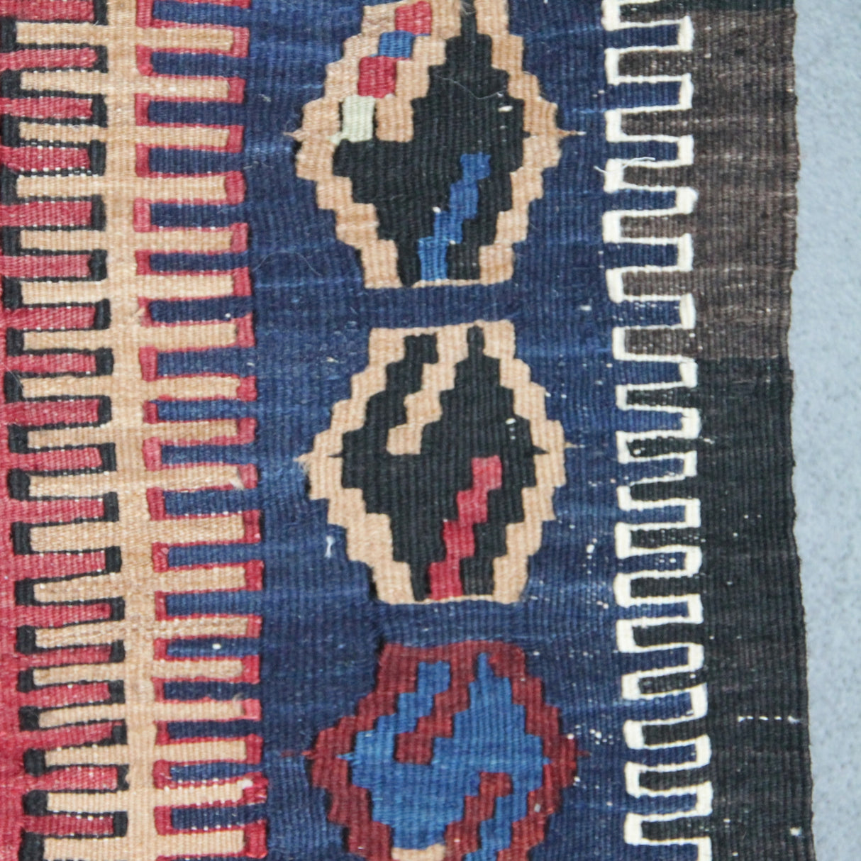 Curated Antique Anatolian Kilim - 4x6 ft | Handmade Vintage Turkish Rug