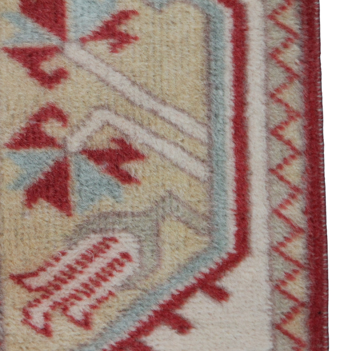 Vintage Wool Turkish Rug - 2x9 ft | Handmade Tribal Oushak Carpet for Hallway