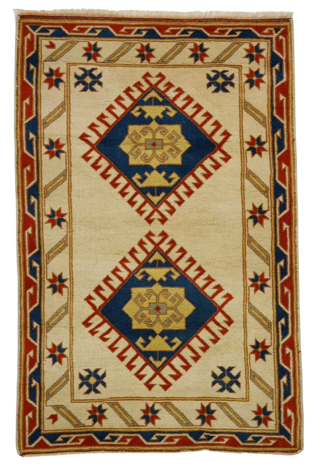 Alakır / 3x5 Vintage Turkish Area Rug Front Side