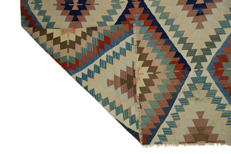 Balabancı / 5x9 Muted Vintage Boho Kilim Back Side