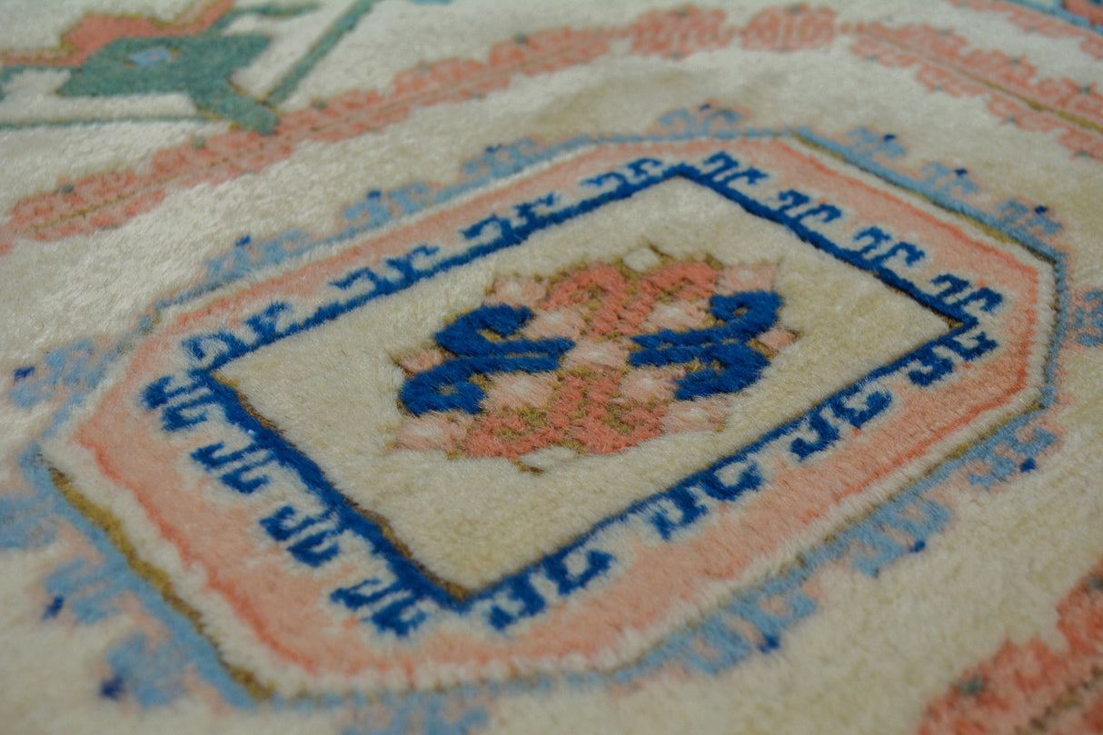 Bandırma / 2x12 Vintage Turkish Runner Rug Detail