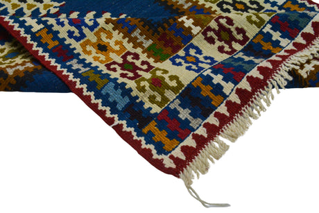 Felahiye / 2x3 Vintage Wool Oriental Kilim Rug Texture