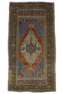 Guzelyurt / 5x9 Boho Wool Vintage Rug Front Side