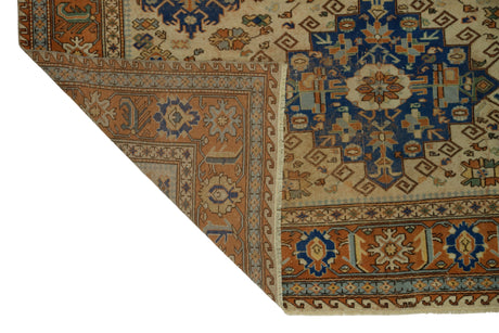 Karesi / 6x10 Oriental Vintage Boho Rug Back Side