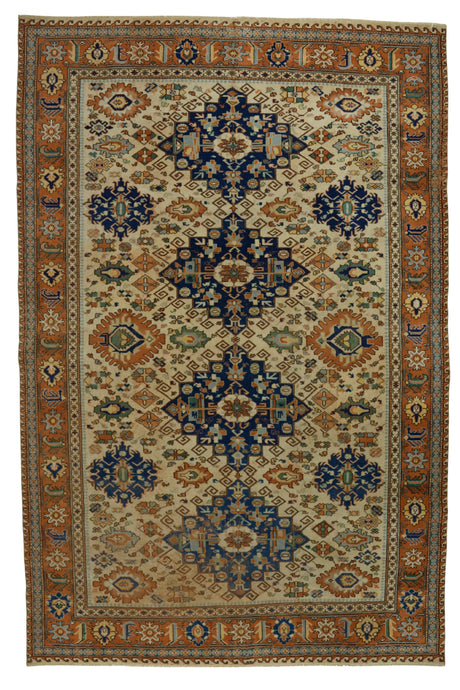 Karesi / 6x10 Oriental Vintage Boho Rug Front Side
