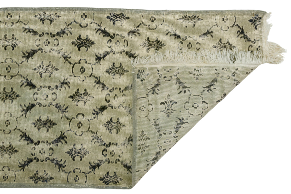 Kemer / 2x11 Vintage Wool Hallway Rug Runner Back Side