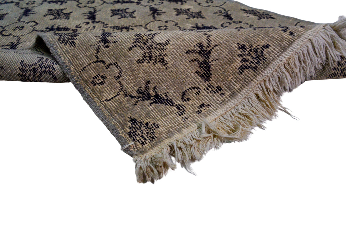 Kemer / 2x11 Vintage Wool Hallway Rug Runner Texture