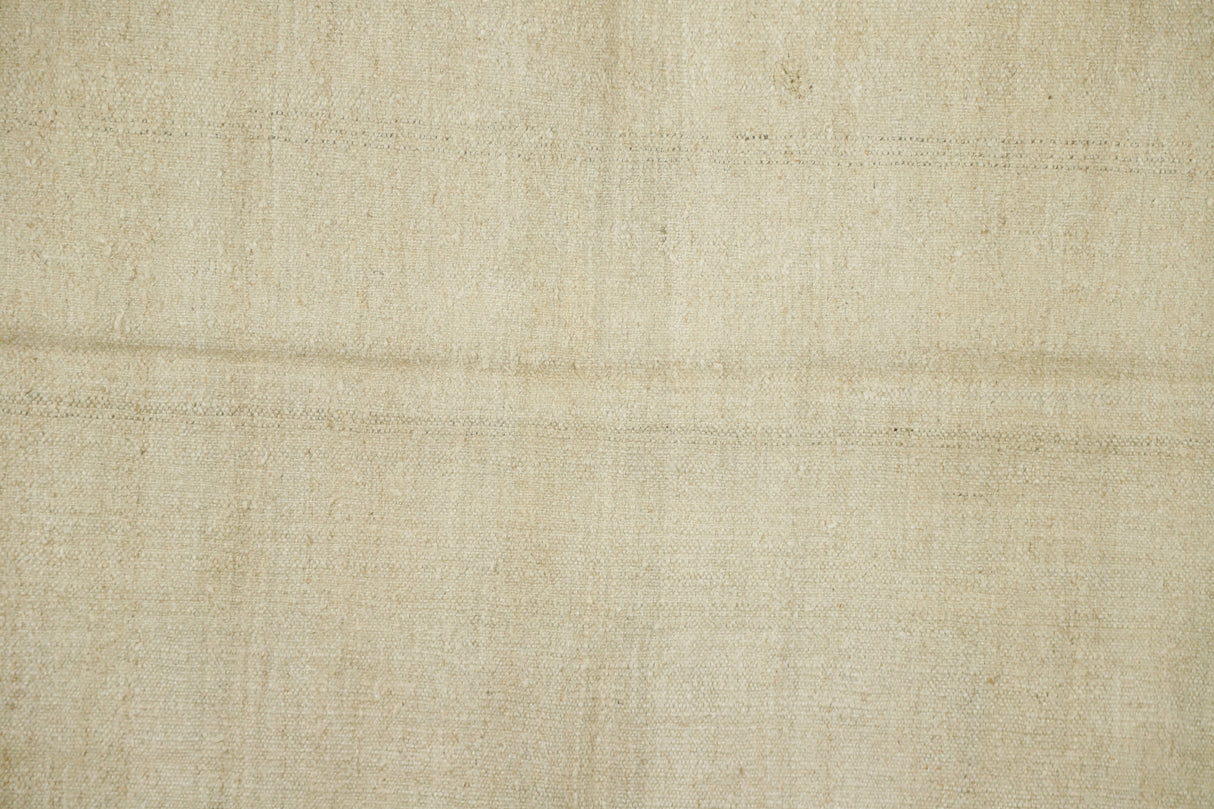 Kendir / 4x7 Hemp Vintage Bohemian Kilim Rug Close Up