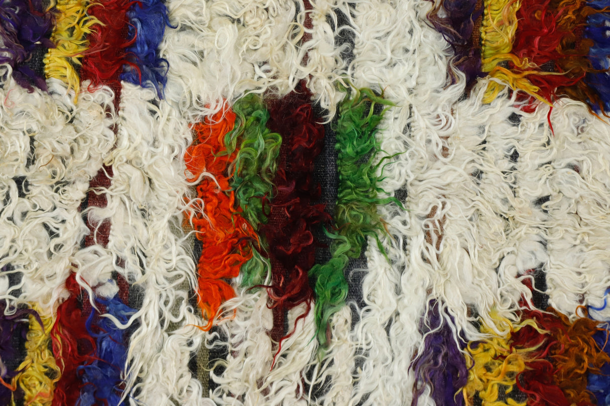 Naipler / 3x5 Wool Handmade Tulu Rug Close Up