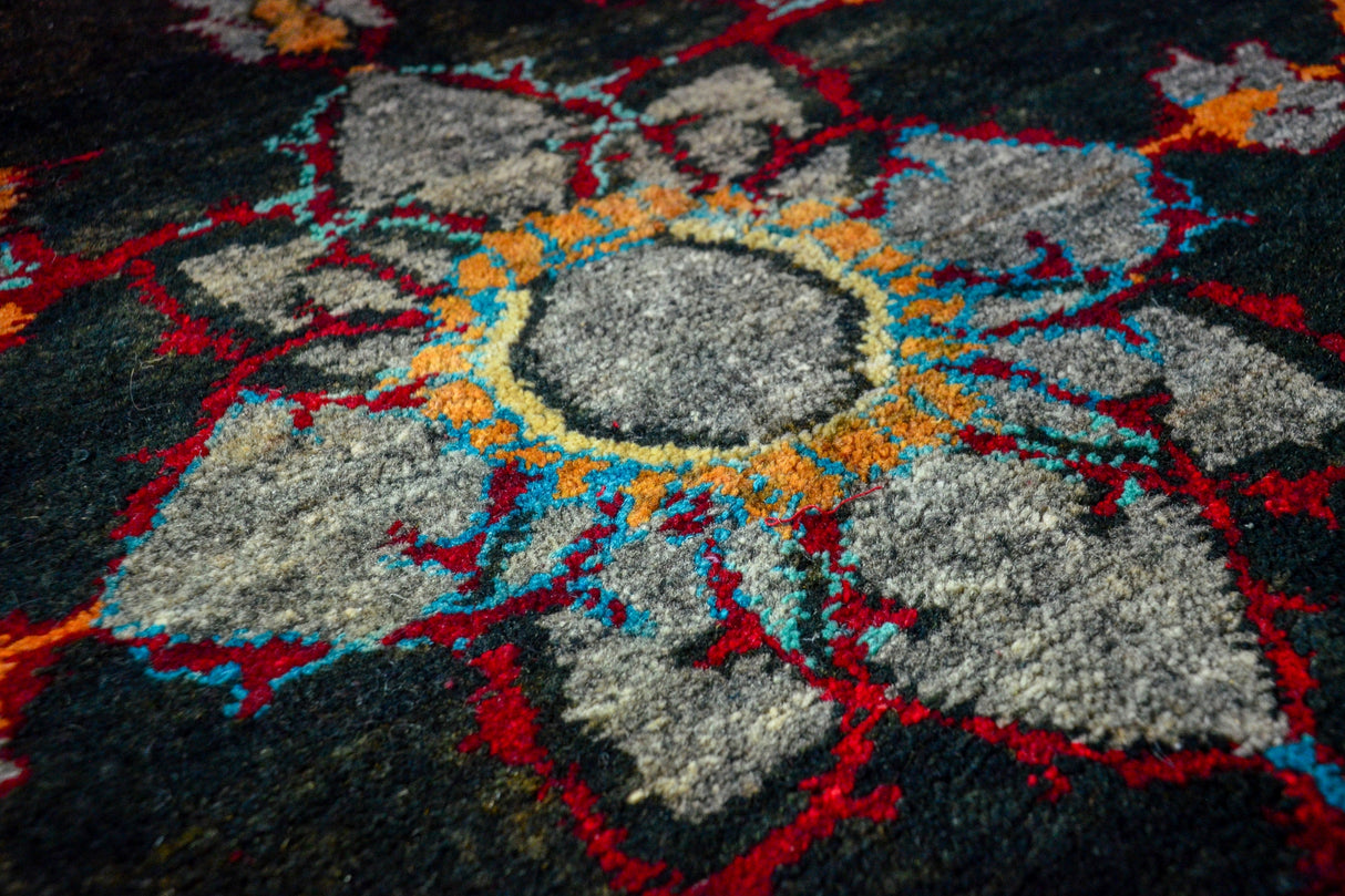 Osmanlı / 8x11 Vintage Oversize Oriental Carpet Detail