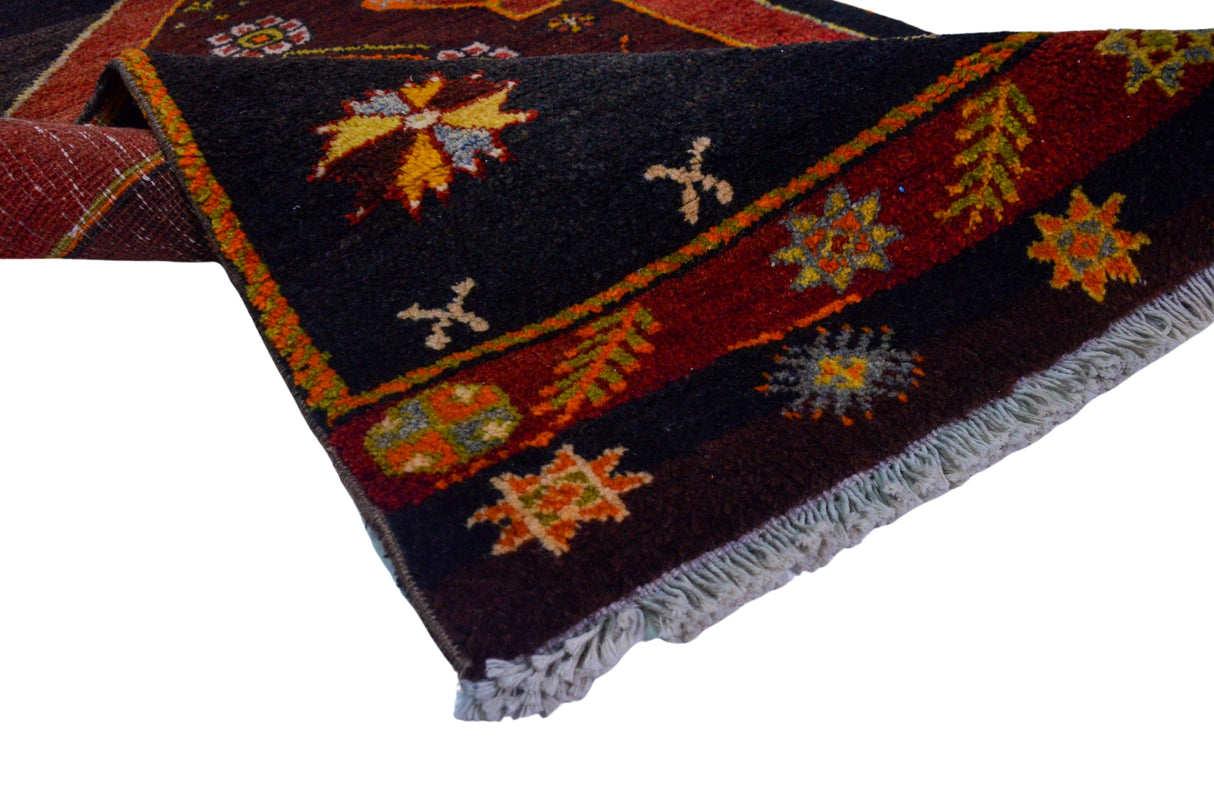 Savcun / 2x12 Oriental Wool Handmade Rug Runner Texture