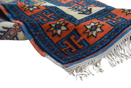 Yuları / 2x10 Vintage Wool Boho Rug Runner Texture