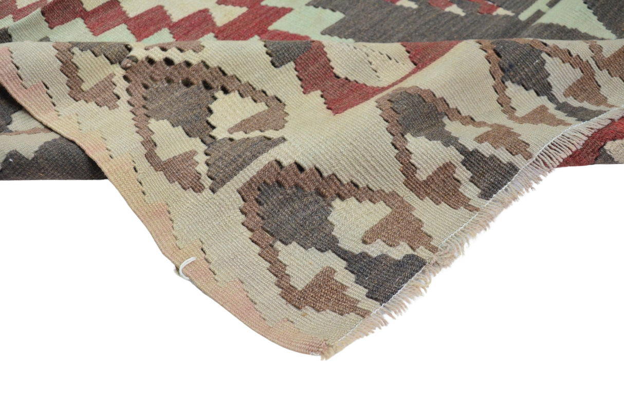 Zahman / 3x5 Handmade Tribal Bohemian Kilim Rug Texture