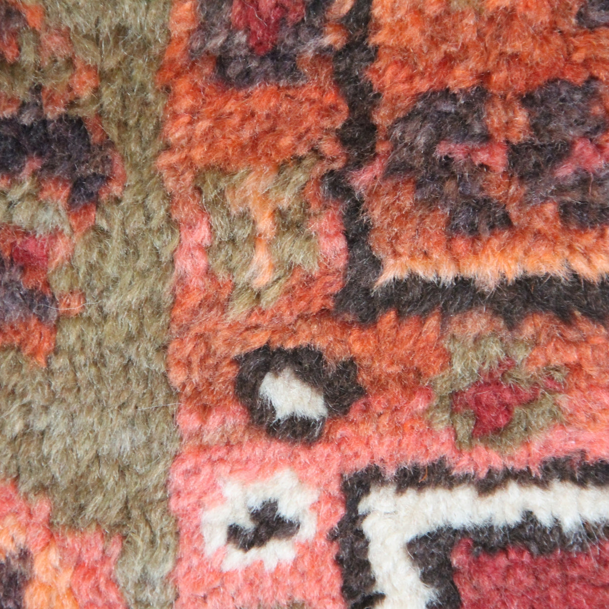 Curated Primitive Wool Rug - 2x5 ft | Handmade Vintage Anatolian Carpet