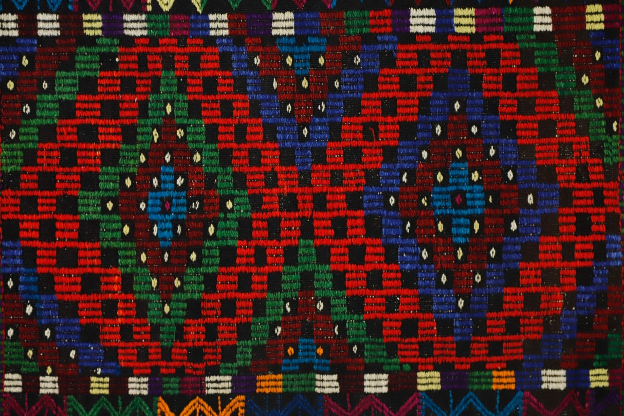 Yün El Dokuma Vintage Kilim / Ziyaret 79 x 140 cm