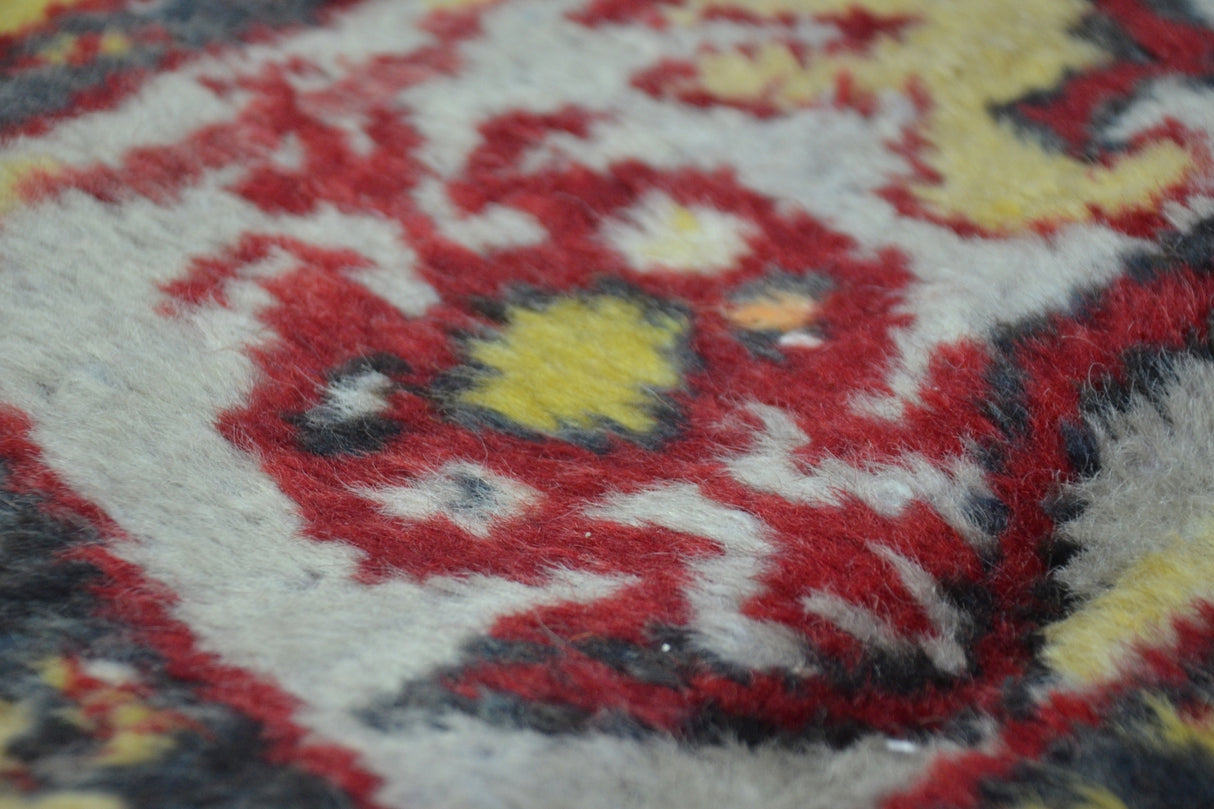 Yün El Dokuma Vintage Halı / Girik 75 x 142 cm