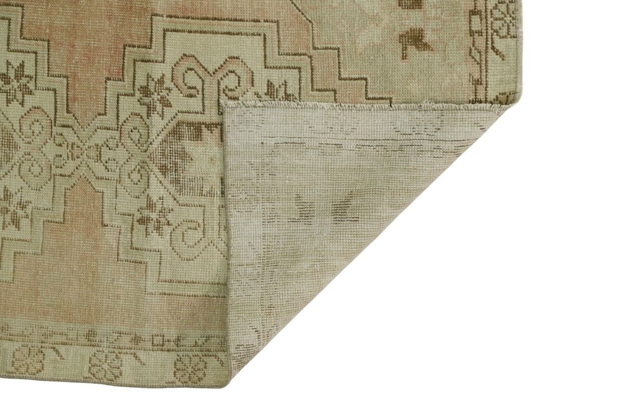 Yün El Dokuma Pastel Renkli Antika Yolluk / Tefenni 88 x 266 cm