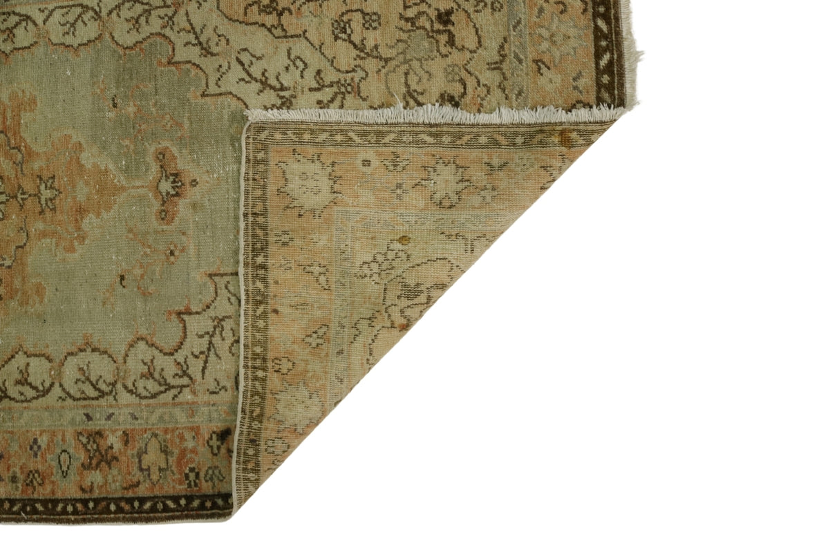 Pastel Renkli El Dokuma Antika Halı / Gaziemir 103 x 201 cm