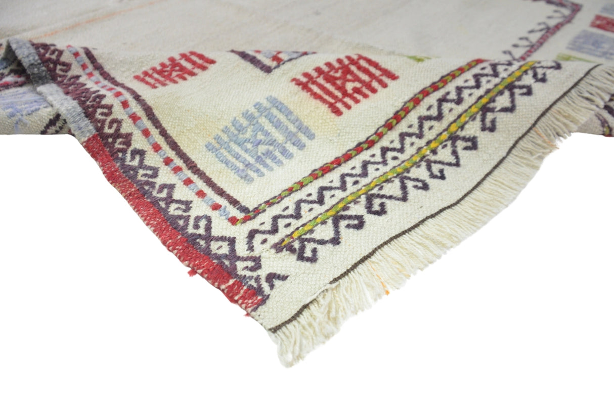 Yün El Dokuma Vintage Kilim / Sumbas 131 x 172 cm