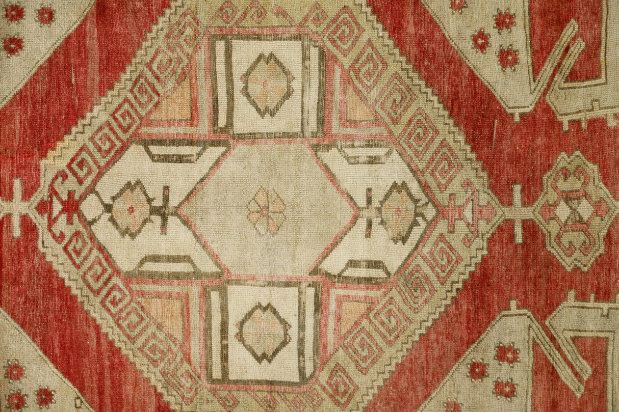 Pastel Kırmızı Antika Yolluk / Eflani 119 x 282 cm