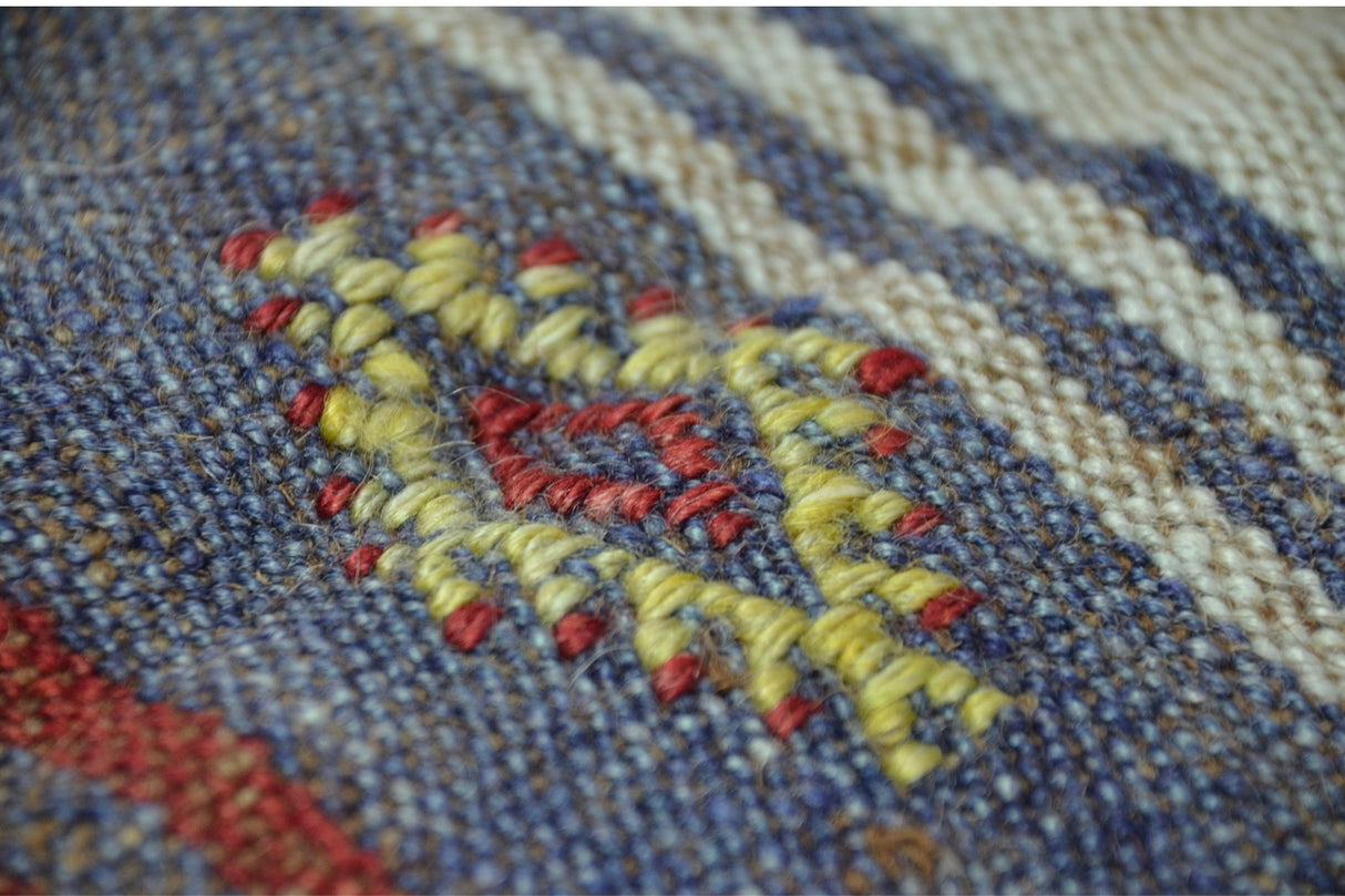 Antika El Dokuma Çizgili Kilim Yolluk / Tire 92 x 260 cm