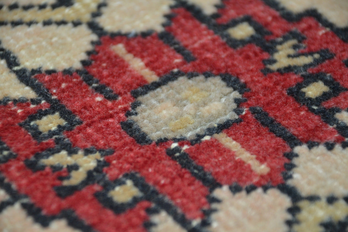 Yün El Dokuma Antika Halı / Hilvan 57 x 96 cm