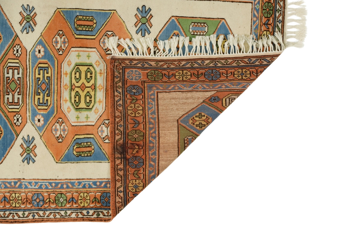 Rustik El Dokuma Antika Halı / Mestan 126 x 180 cm