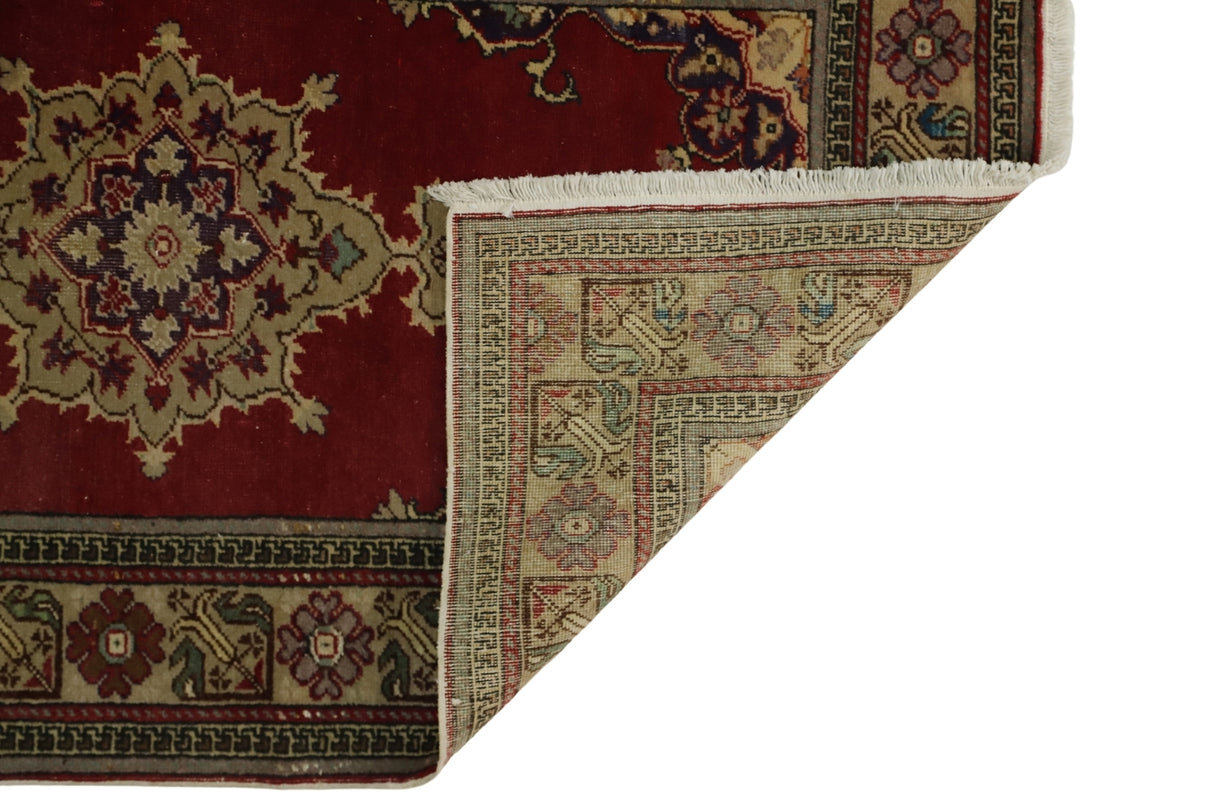 Kırmızı El Dokuma Antika Yolluk / Posof 88 x 312 cm