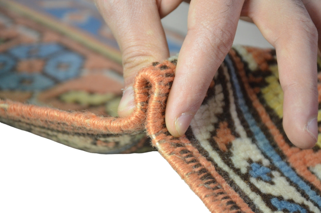 Rustik El Dokuma Antika Halı / Mestan 126 x 180 cm