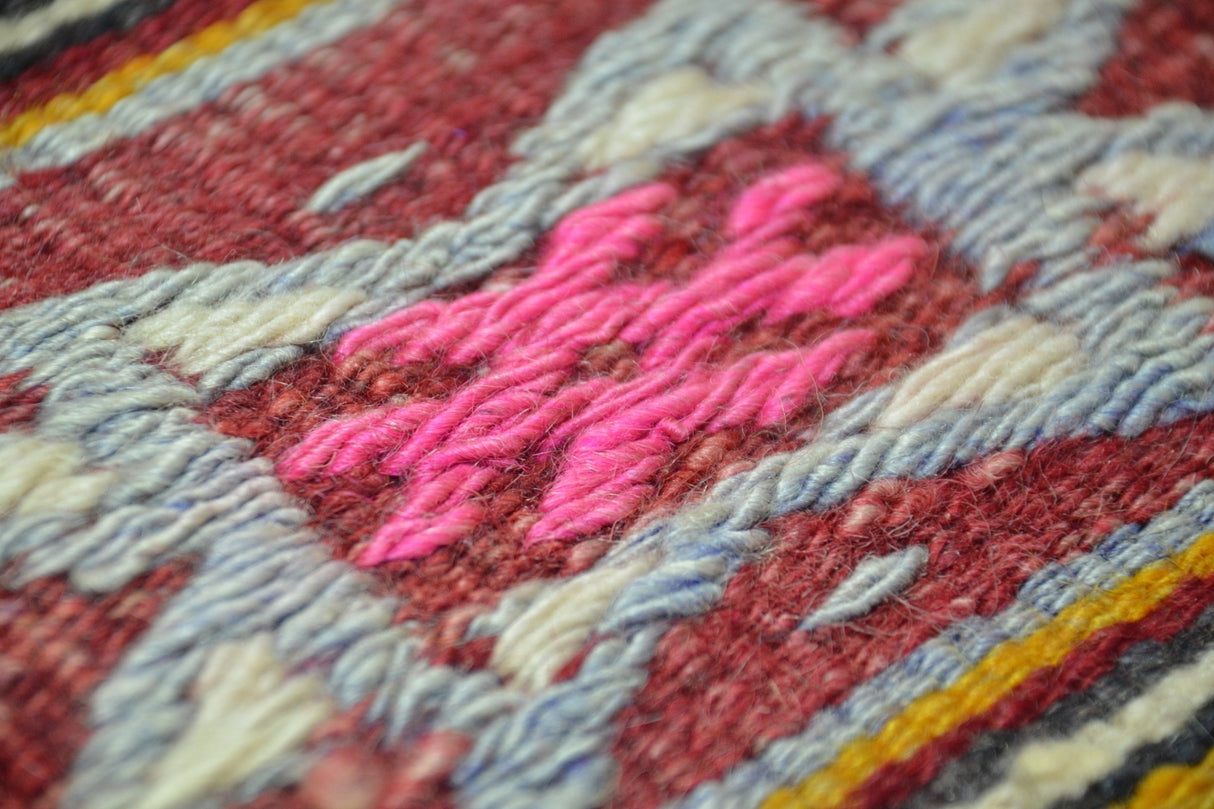 Vintage El Dokuma Antika Kilim / Konuklu 150 x 232 cm