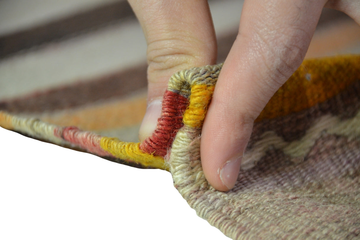 Vintage El Dokuma Yün Kilim / 156 x 200 cm