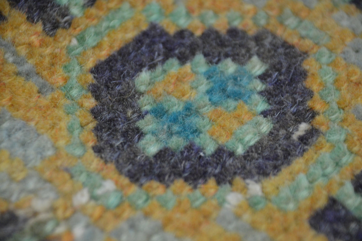 Yün El Dokuma Antika Yolluk / Serik 91 x 358 cm