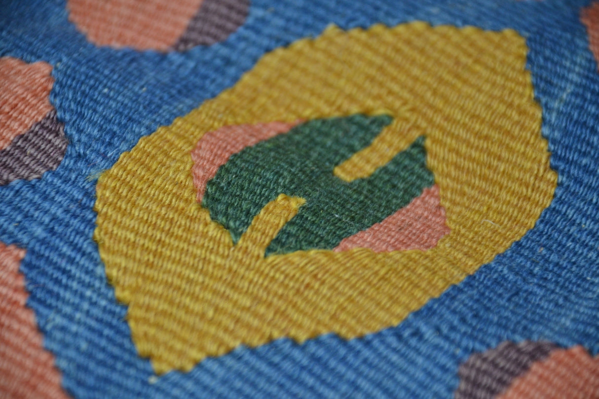 El Dokuma Vintage Yün Kilim / Aktoprak 154 x 197 cm