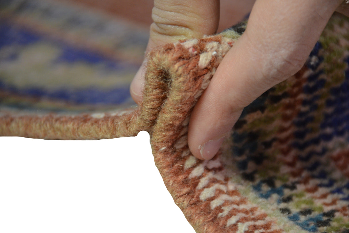 Yün El Dokuma Turuncu Antika Halı / Evren 84 x 331 cm