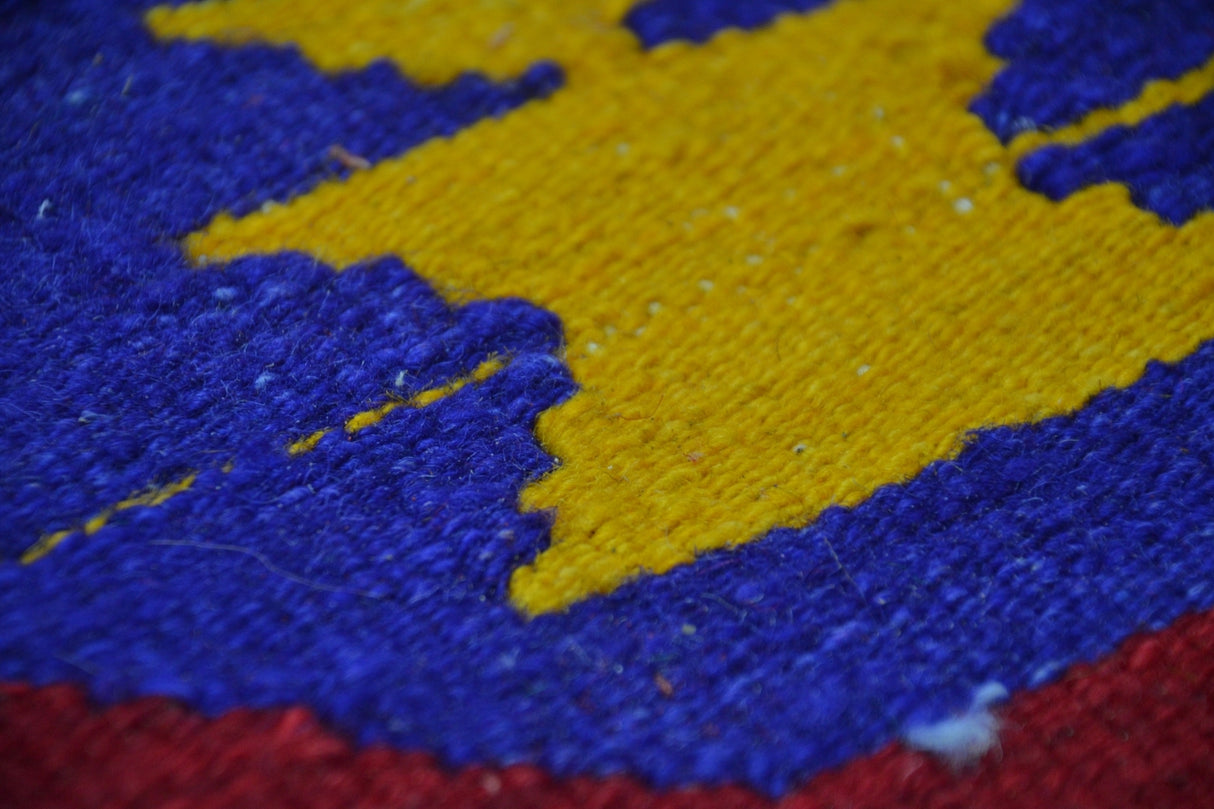 Geometri Desenli Rustik Antika Kilim / Bozgedik 157 x 250 cm