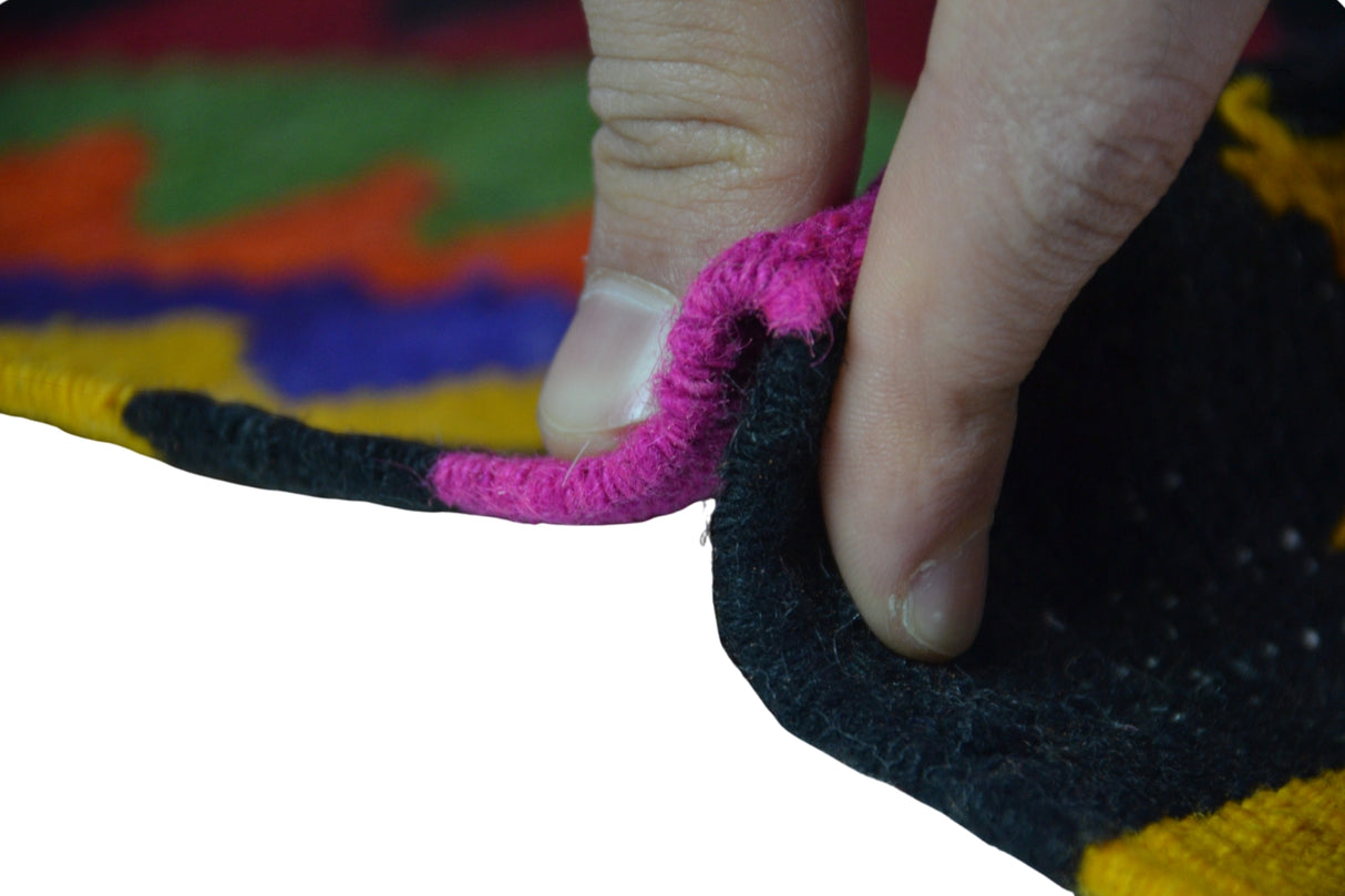 Geometri Desenli Rustik Antika Kilim / Bozgedik 157 x 250 cm