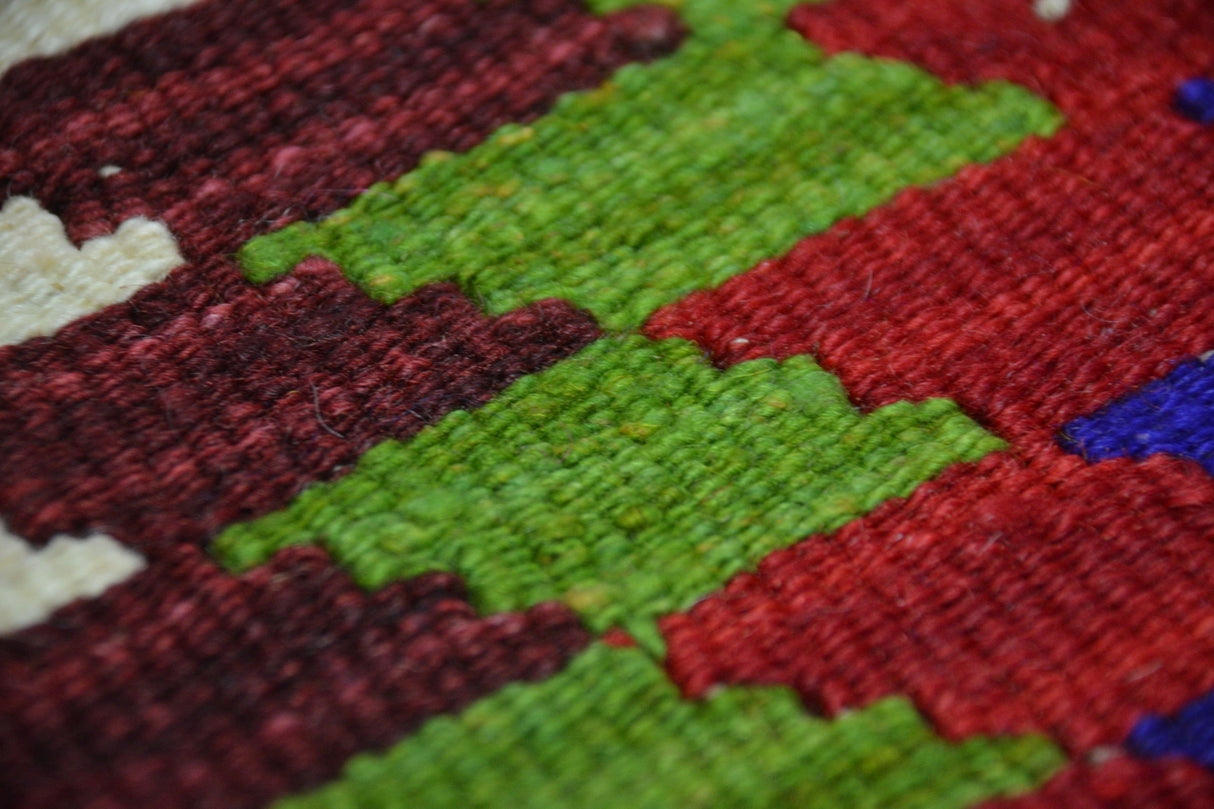 Vintage El Dokuma Rustik Kilim / Askerhan 80 x 263 cm