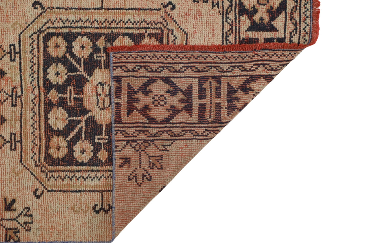 Vintage El Dokuma Pastel Antika Yolluk / Adilcevaz 81 x 350 cm