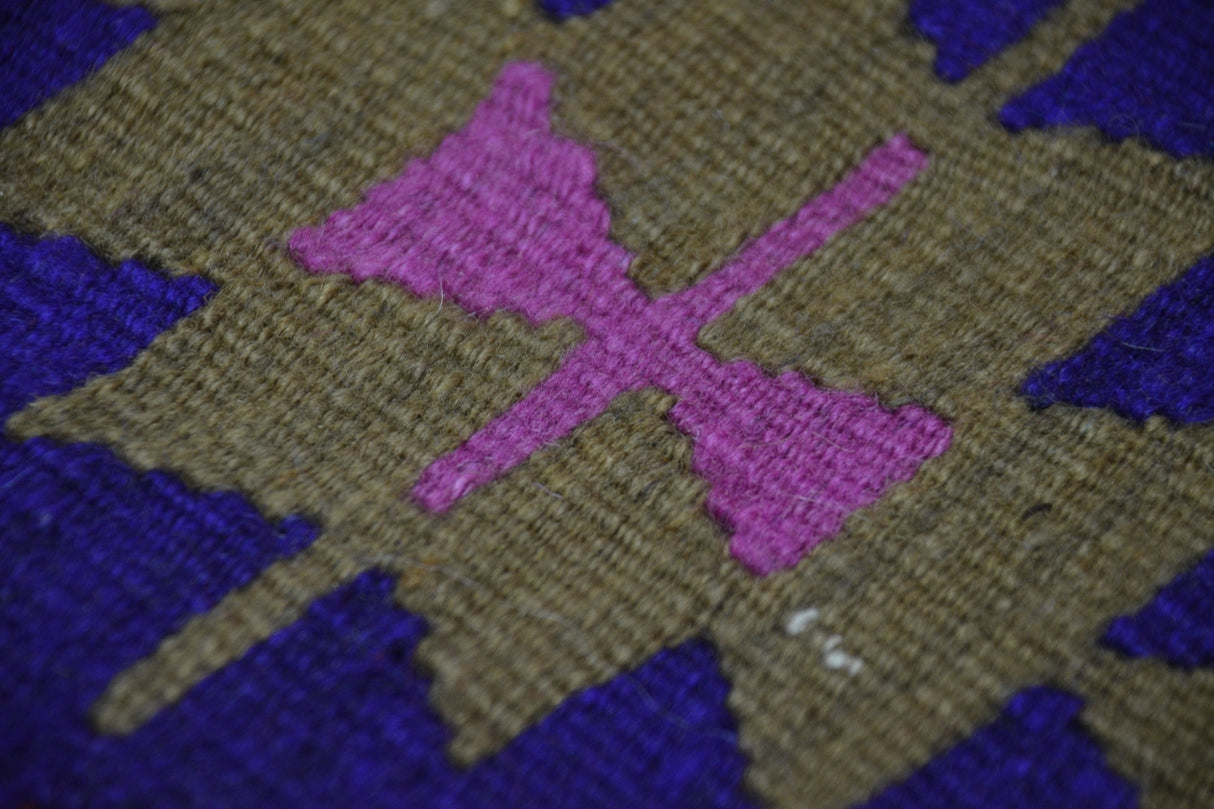 Yün El Dokuma Antika Kilim / Meydan 172 x 337 cm