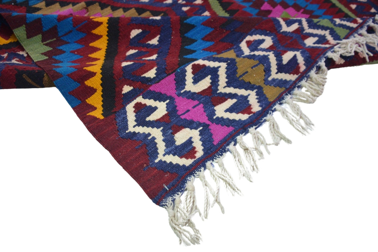 Yün El Dokuma Antika Kilim / Meydan 172 x 337 cm