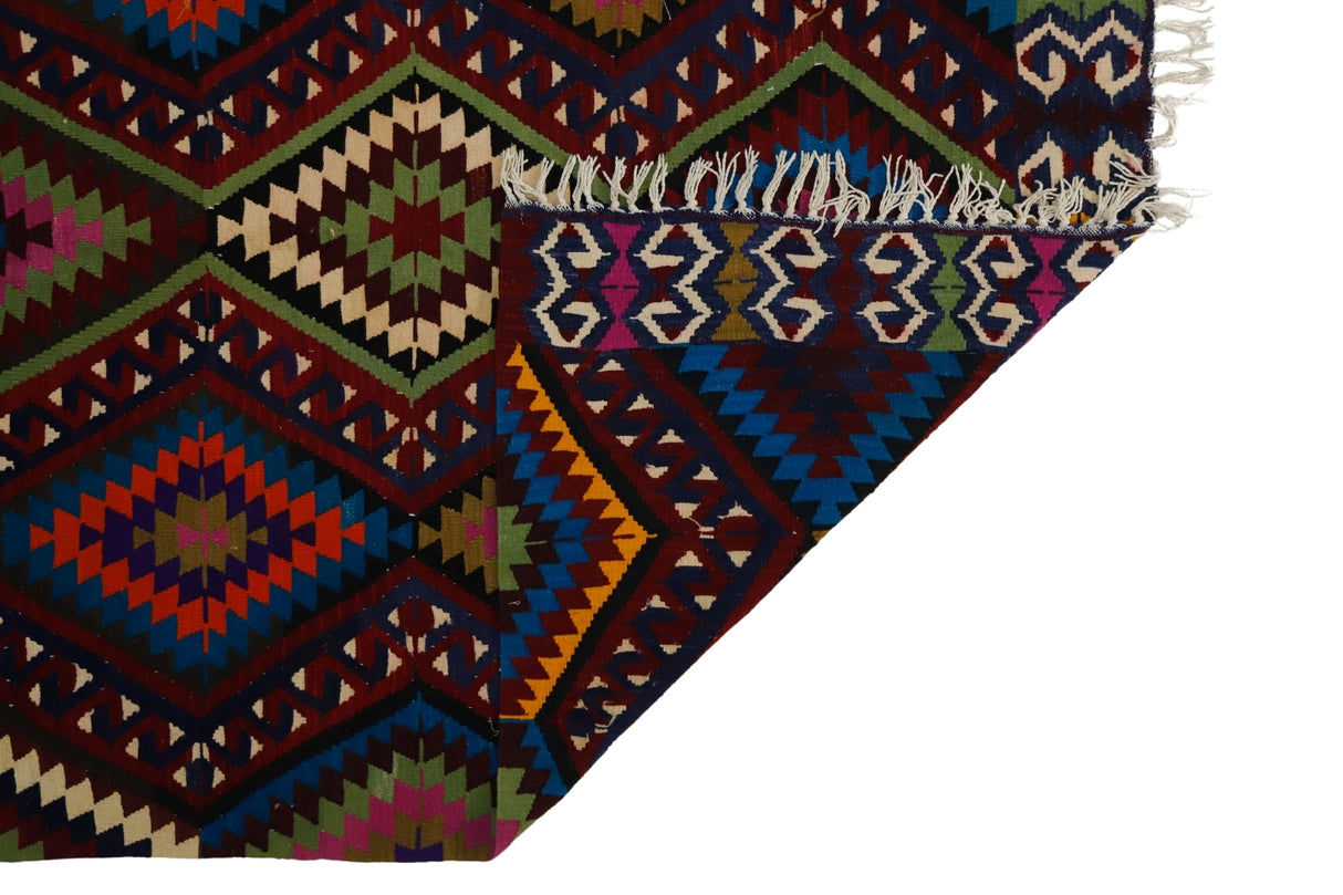 Yün El Dokuma Antika Kilim / Meydan 172 x 337 cm
